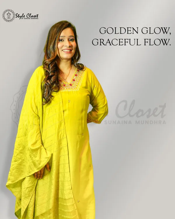 Lime_Green_Lemon_Glow_Kurta_Set_For_Women