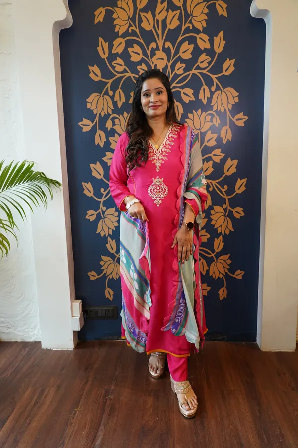 Rani_Pink_Noor_Embroidered_Kurta_Set_For_Women