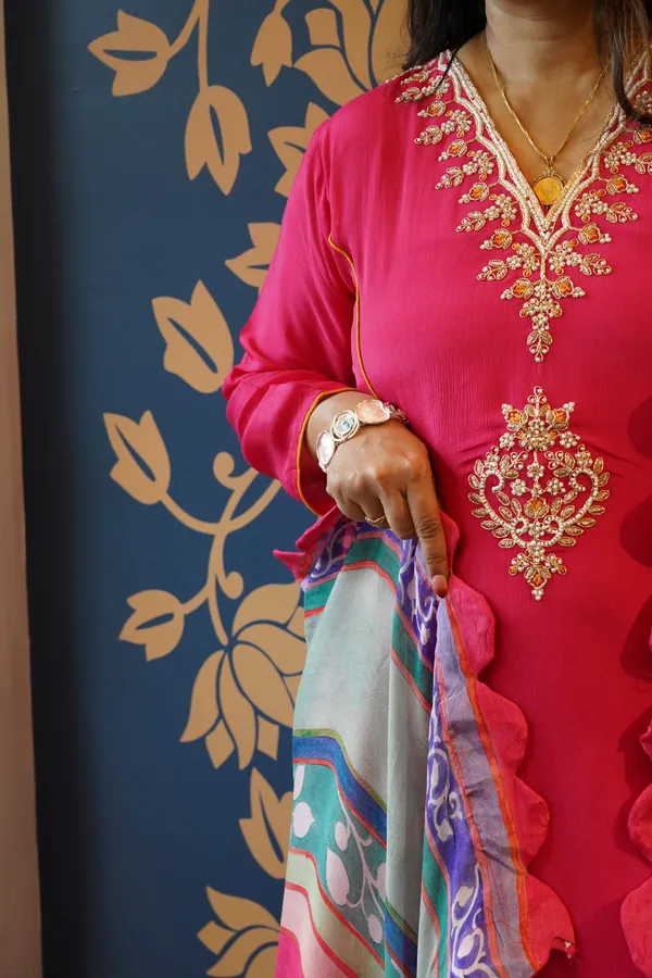 Rani_Pink_Noor_Embroidered_Kurta_Set_For_Women