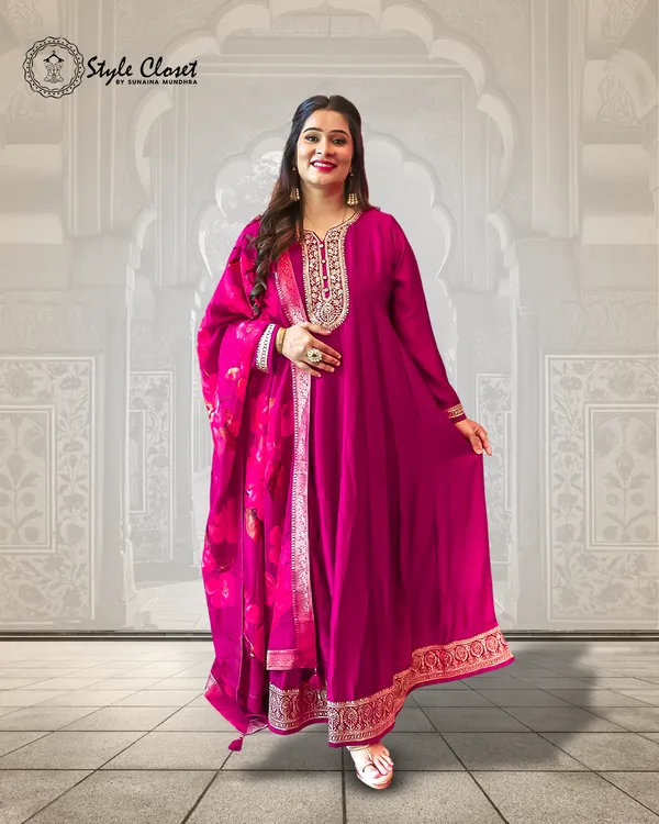 Magenta_Anarkai_Kurta_Set_For_Women