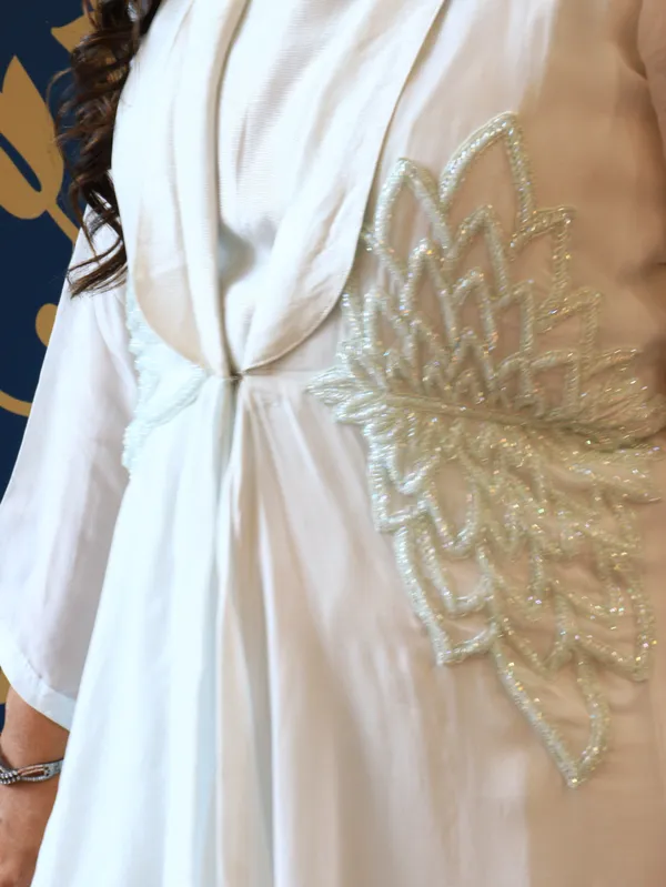 White_Layered_Embellished_Jacket_Indo-Western_Dress_For_Women