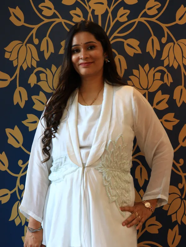 White_Layered_Embellished_Jacket_Indo-Western_Dress_For_Women