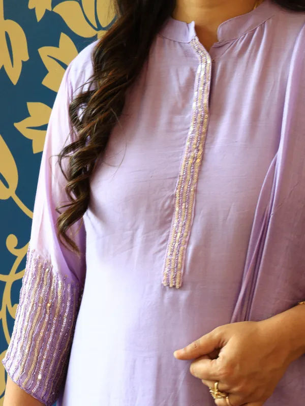 Lavender_Shine_Straight-Fit_Kurta_Set_For_Women