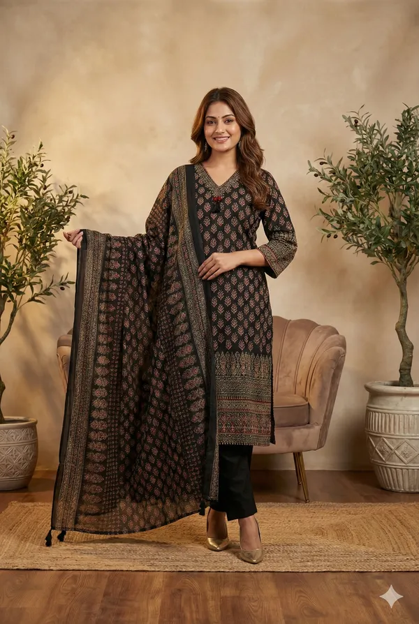 Black_The_Midnight_Bagh_Block-Print_Suit_Set_For_Women