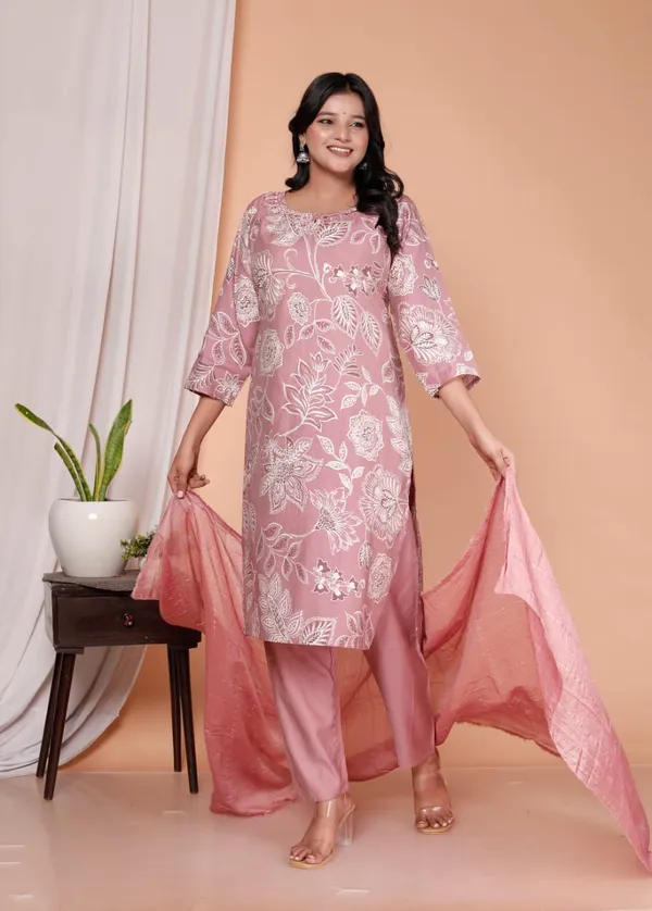 Pink_Floral_Elegance_Printed_Kurta_Set_For_Women