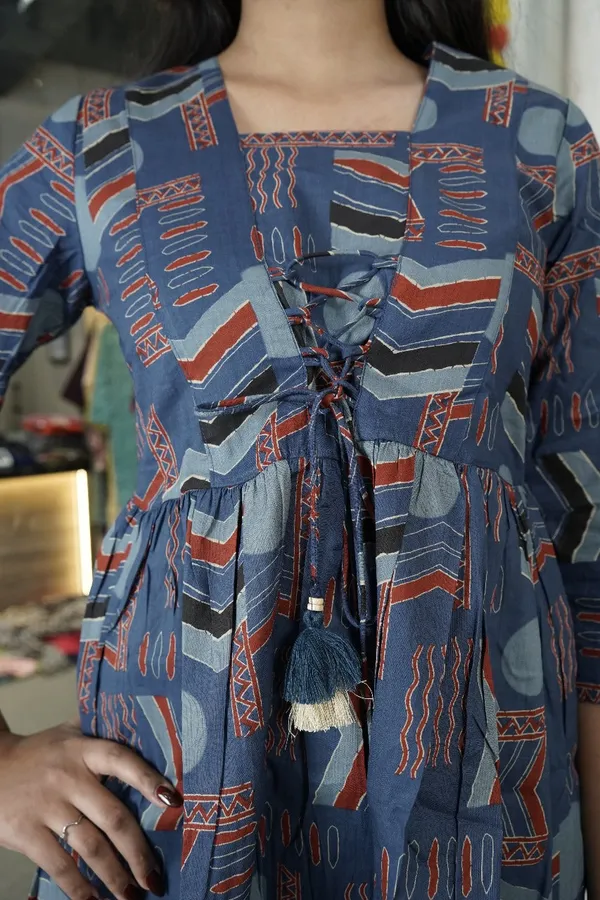 Multicolor_Abstract_Print_Peplum_Kurta_For_Women