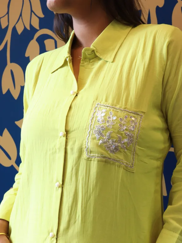 Zesty_Lime_The_Lumiere_Hand_Work_Chanderi_Set_For_Women
