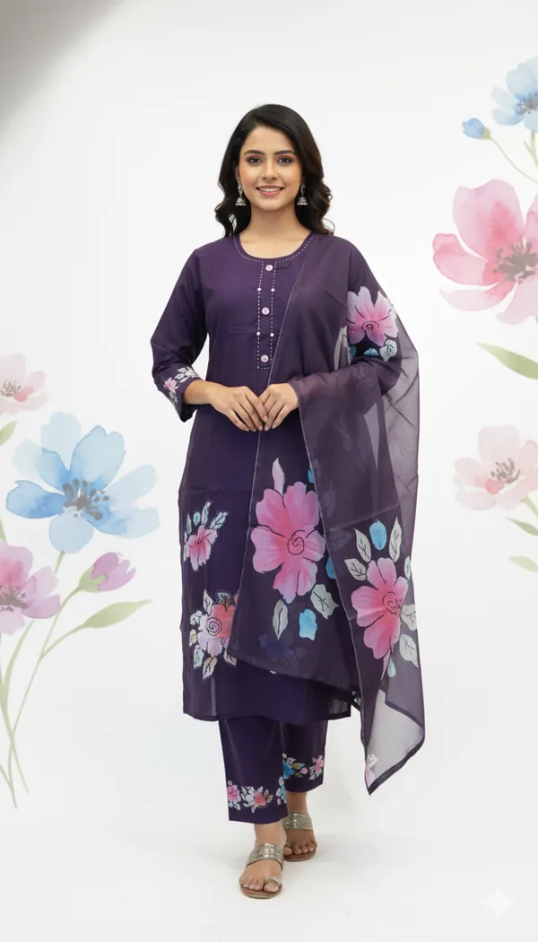 Vilot_Aura_Floral_Hand-Painted_Suit_Set_For_Women