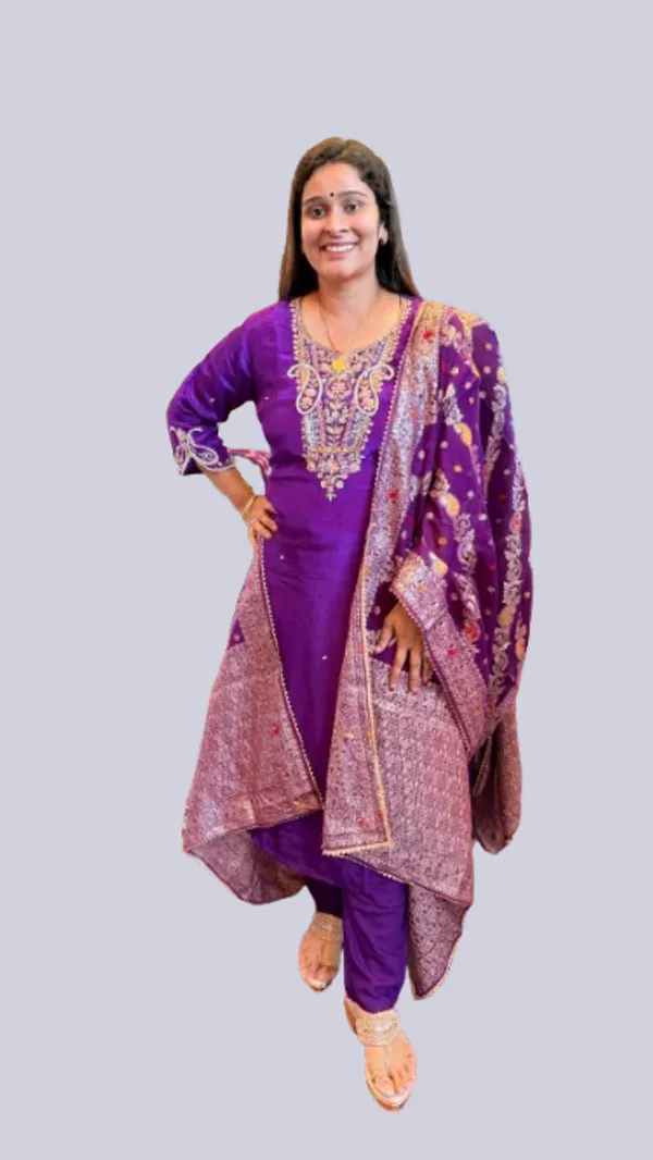 Dark_Purple_Festive_Glam_Handcrafted_Crape_Suit_Set_For_Women
