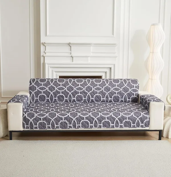 Octa_Grey_Non_Slip_Quilted_Sofa_Protector_Mat_Thick_Printed_With_Strap_For_Home