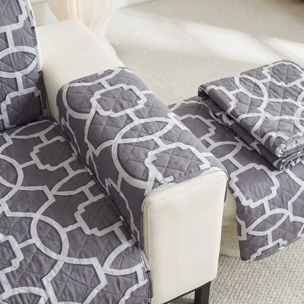 Octa_Grey_Non_Slip_Quilted_Sofa_Protector_Mat_Thick_Printed_With_Strap_For_Home