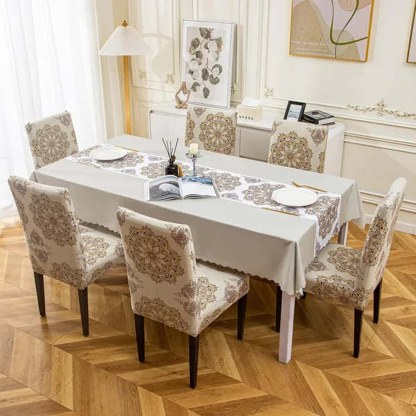 Classic_Beige_Premium_Dining_Table_And_Chair_Cover_Combo_For_Home