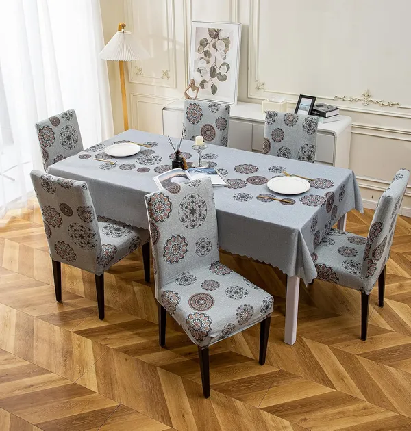 Bronze_Chakra_Premium_Dining_Table_And_Chair_Cover_Combo_For_Home