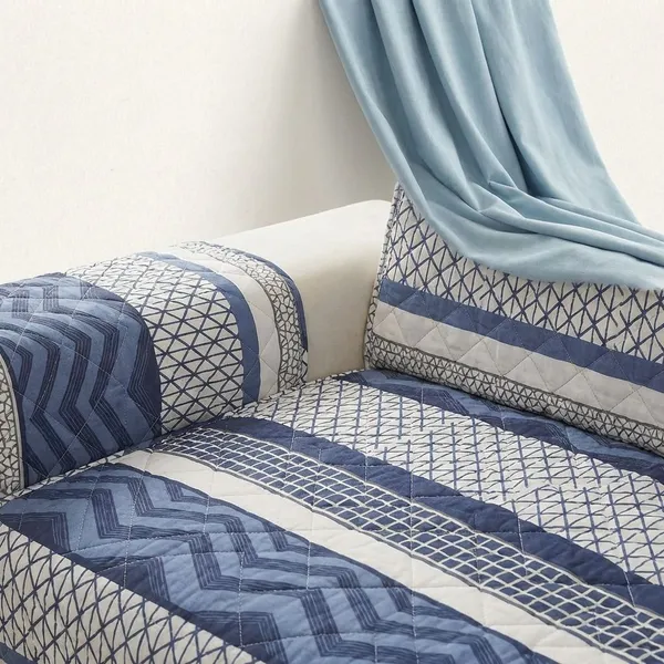 Boho_Navy_Non_Slip_Quilted_Sofa_Protector_Mat_Thick_Printed_With_Strap_For_Home