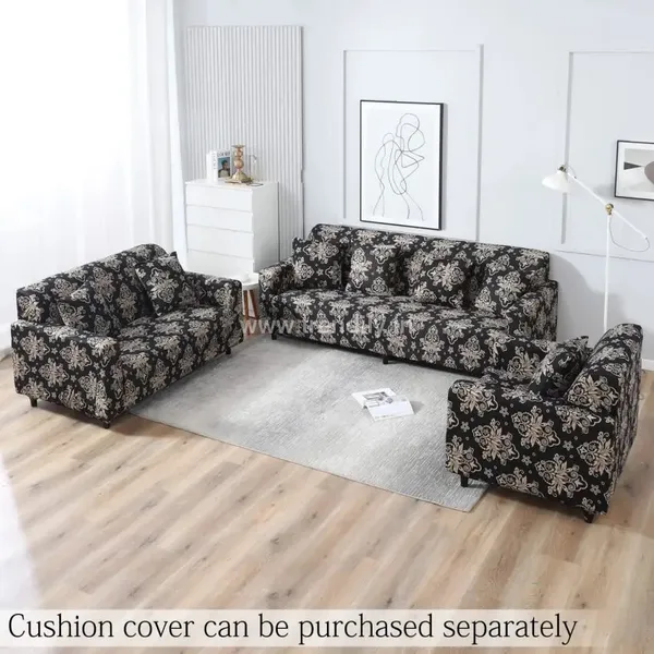 Black_Damask_Premium_Wrinkle-Free_Stretchable_For_Home