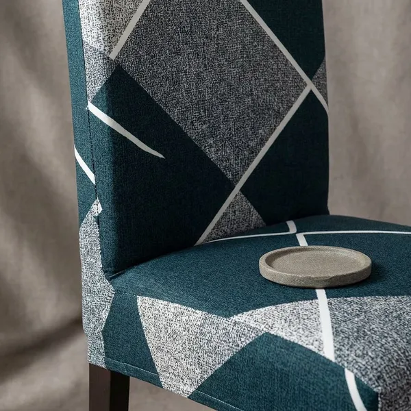 Blue_Checkerplaid_Chair_Cover_For_Home