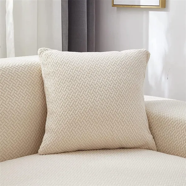 Cream_Polar_Fleece_Sofa_Cover_For_Home