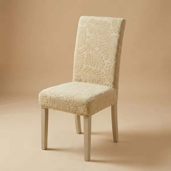 Cream_New_Addition_Polar_Fleece_Chair_Cover_For_Home