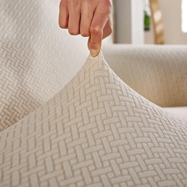 Cream_L_Shape_Polar_Fleece_Sofa_Cover_For_Home