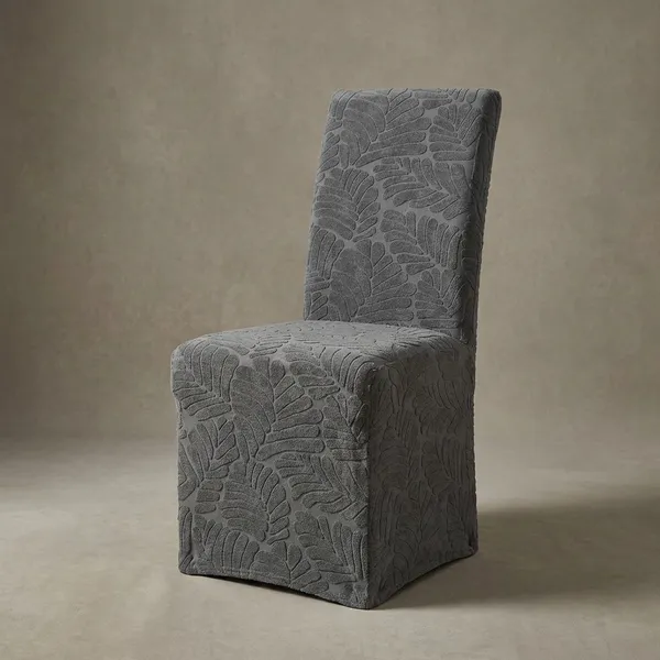 Grey_New_Addition_Polar_Fleece_Chair_Cover_For_Home