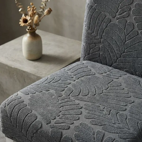 Grey_New_Addition_Polar_Fleece_Chair_Cover_For_Home