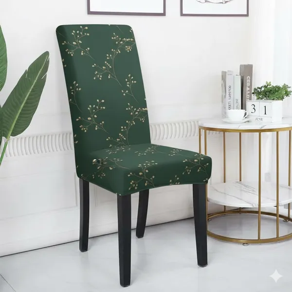 Green_Floral_Printed_Chair_Cover_For_Home