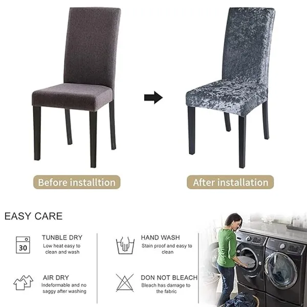 Grey_Premium_Wrinkle-Free_Stretchable_For_Home