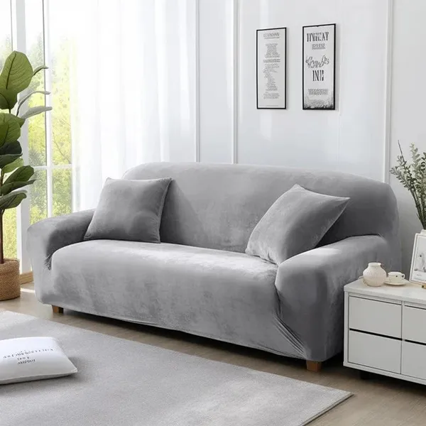 Grey_Premium_Velvet_Sofa_Cover_Wrinkle-Free_For_Home