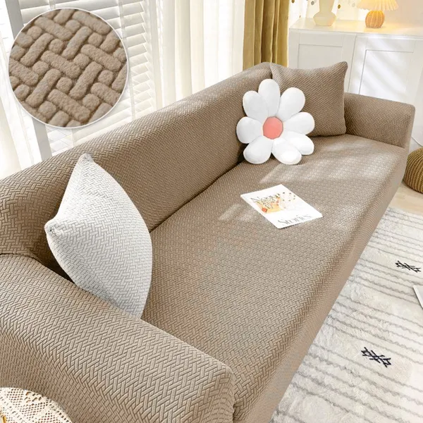 Khaki_Trending_Ultra_Soft_Polar_Fleece_Sofa_Cover_For_Home