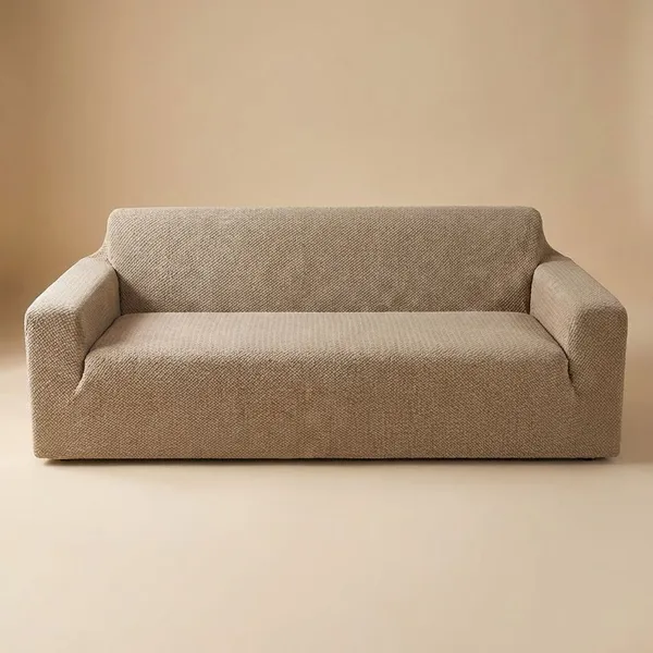 Khaki_Trending_Ultra_Soft_Polar_Fleece_Sofa_Cover_For_Home