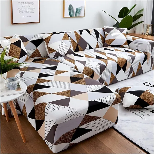 Geometric_Brown_L_Shape_Sofa_Cover_For_Home