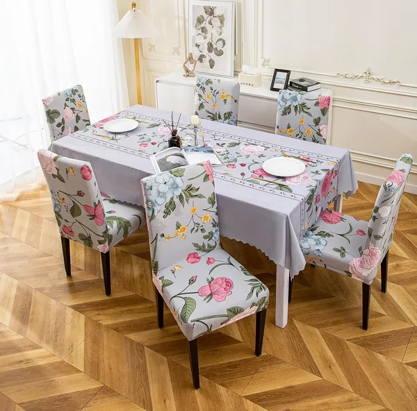 Rose_Grey_Premium_Dining_Table_&_Chair_Cover_Combo_For_Home