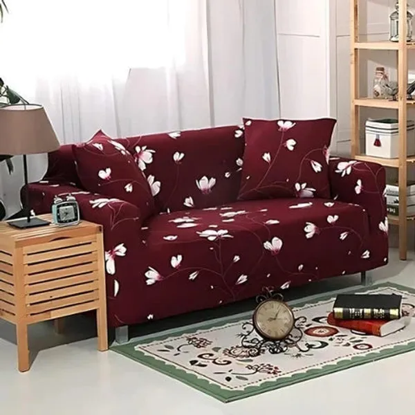 Maroon_Premium_Wrinkle_Free_Elastic_Stretchable_For_Home