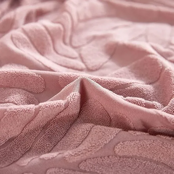 Maroon_Trendily_Emboss_Leaf_Fabric_Sofa_Cover_For_Home
