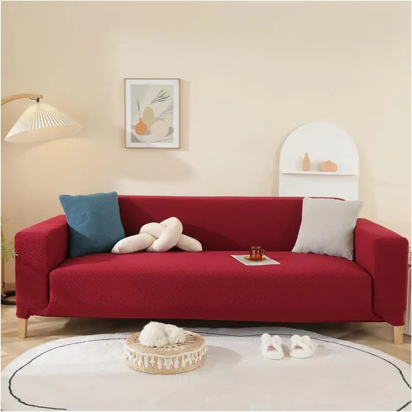 Maroon_Polar_Fleece_Sofa_Cover_For_Home