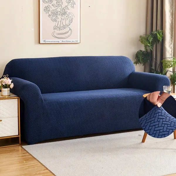 Navy_Blue_Polar_Fleece_Sofa_Cover_For_Home