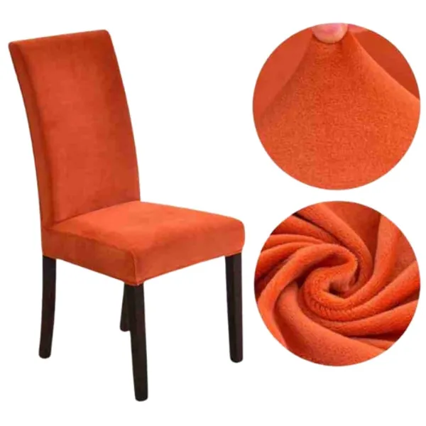 Orange_Premium_Wrinkle-Free_Stretchable_For_Home