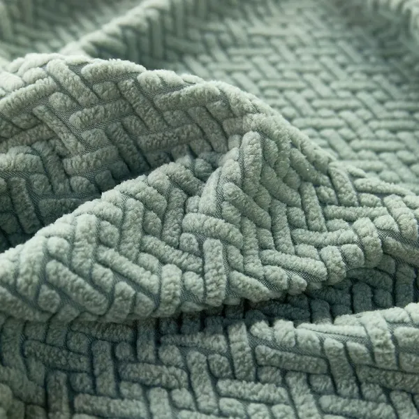 Pastel_Green_Polar_Fleece_Sofa_Cover_For_Home