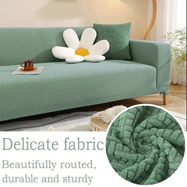 Pastel_Green_Polar_Fleece_Sofa_Cover_For_Home