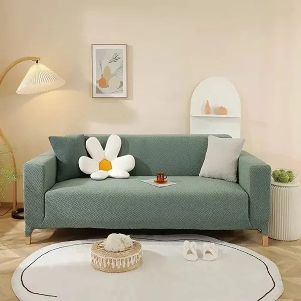 Pastel_Green_Polar_Fleece_Sofa_Cover_For_Home