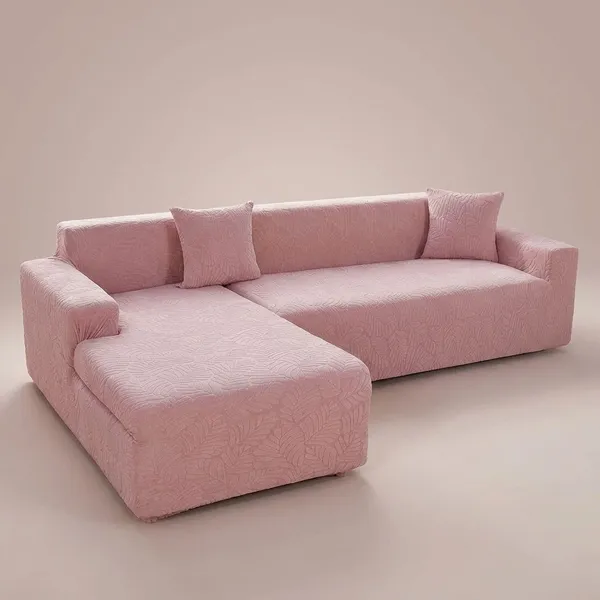 Pink_New_Edition_L_Shape_Polar_Fleece_Sofa_Cover_For_Home