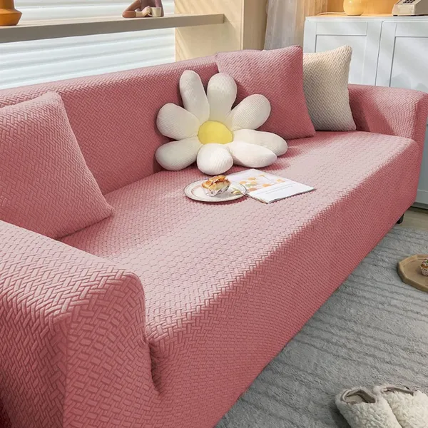 Pastel_Pink_L_Shape_Polar_Fleece_Sofa_Cover_For_Home