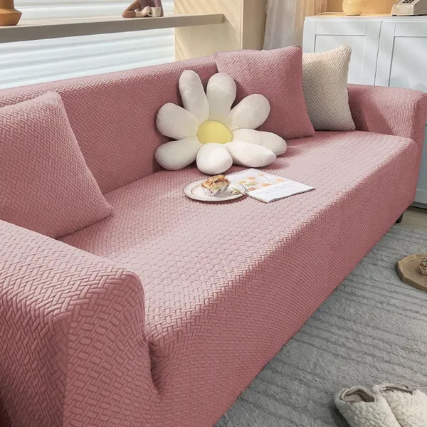 Pastel_Pink_Polar_Fleece_Sofa_Cover_For_Home