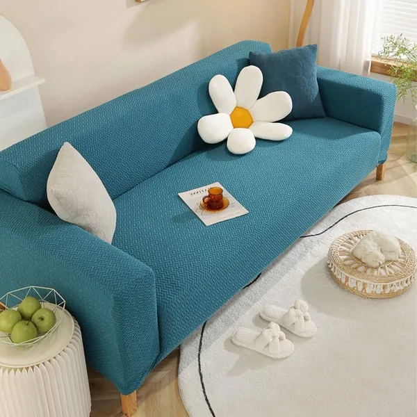 Teal_Polar_Fleece_Sofa_Cover_For_Home