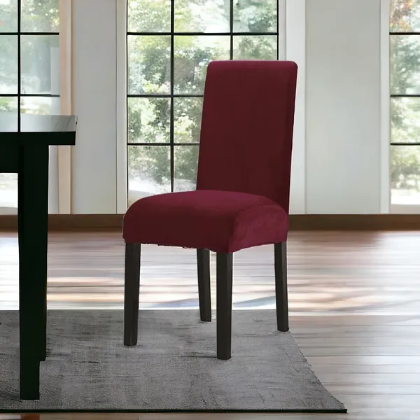 Wine_Red_Premium_Wrinkle-Free_Stretchable_For_Home