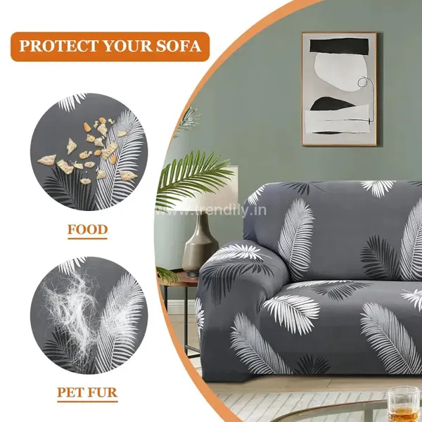White_Leaf_Premium_Wrinkle-Free_Stretchable_For_Home