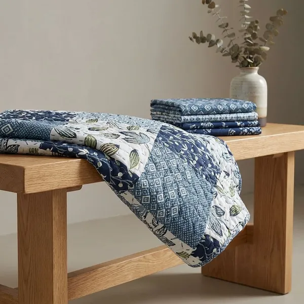 Blue_Paisley_Non_Slip_Quilted_Sofa_Protector_Mat_Thick_Printed_With_Strap_For_Home