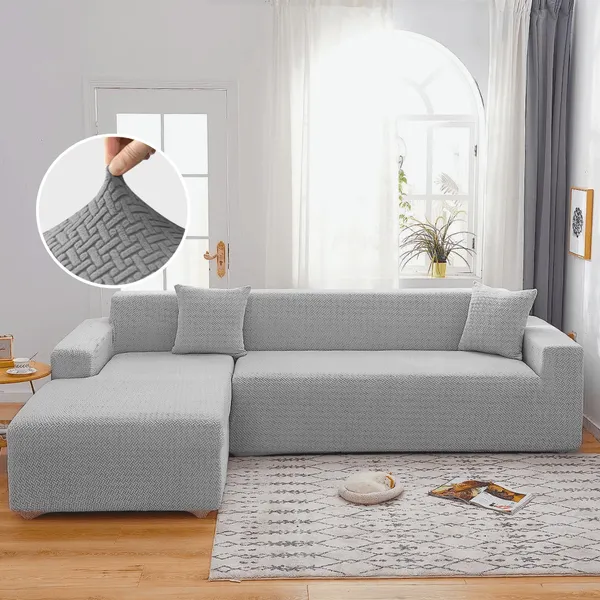 Grey_L_Shape_Polar_Fleece_Sofa_Cover_For_Home
