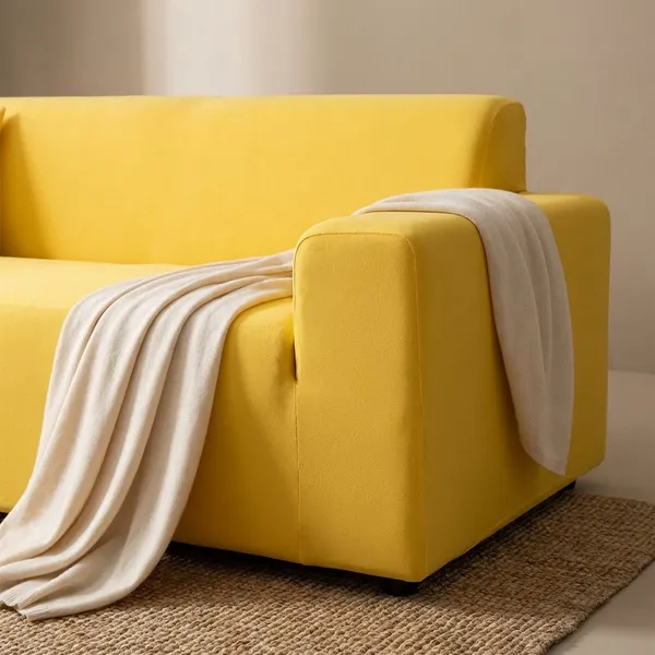 Yellow_Extensible_Sofa_Cover_For_Home