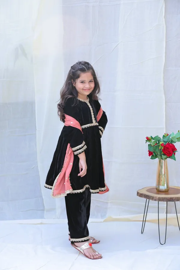 Black_Round_Neck_Pearl_Work_Velvet_Kurta_With_Trousers_And_Dupattaforgirls